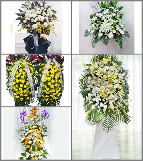 湖南永州祁阳县羊角塘镇白露塘村白事花篮预定